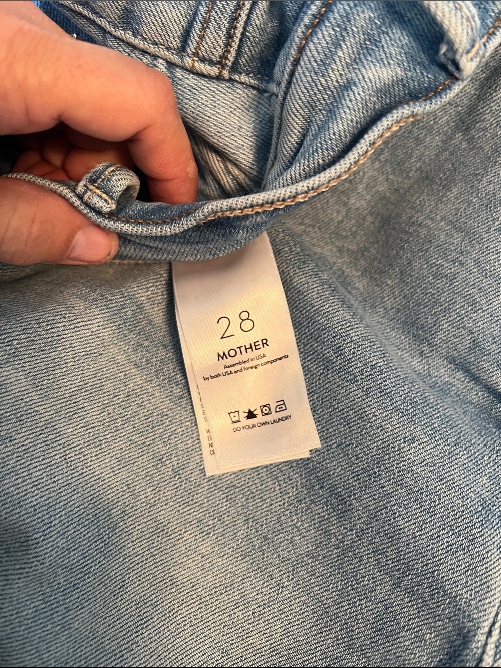 MOTHER The Straight Up Rambler cargo ankle jeans size 28 - Picture 6 of 8